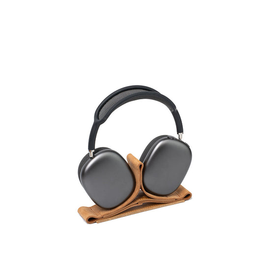Leather Stand for AirPods Max (Velour Sand)-0